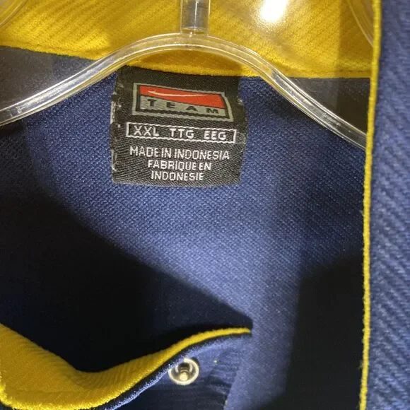 Michigan Wolverines Nike Elite Basketball Warm Up Jacket Mens XXL 2XL Snap Down - Picture 3 of 8